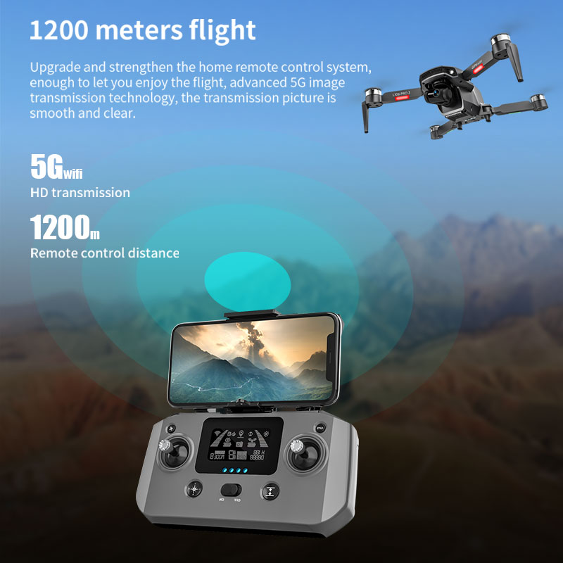 L106 Pro Drone remote control  - Drone Gimbal 2 Axis ulasan dan harga